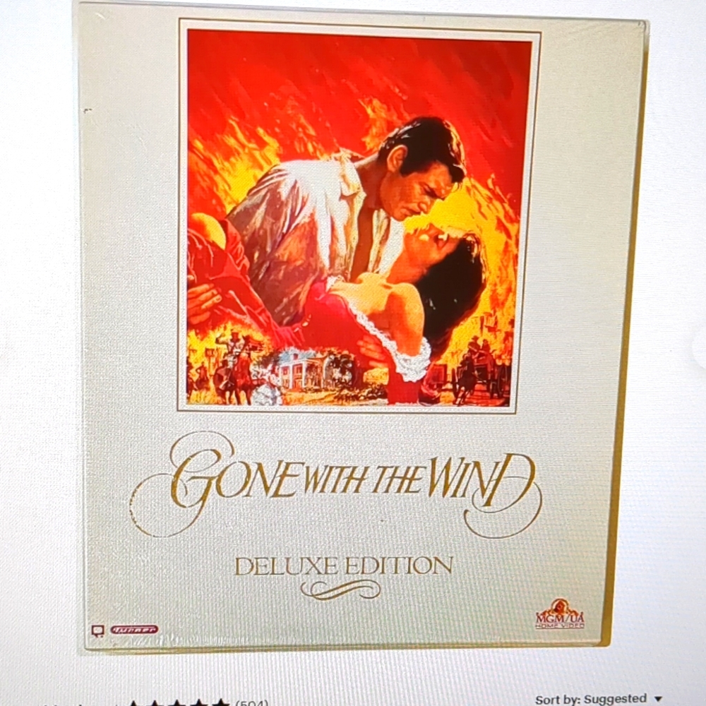 GONE WITH THE WIND VIDEO VHS